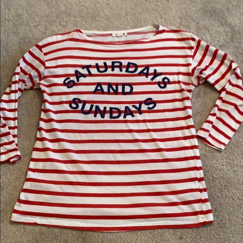Sundry striped weekend shirt